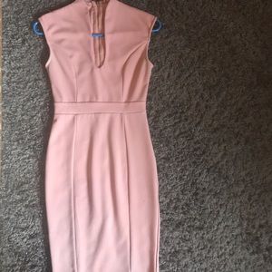 Pastel Pink office Dress Size S
